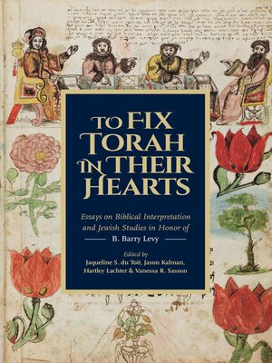 cover image of To Fix Torah in Their Hearts